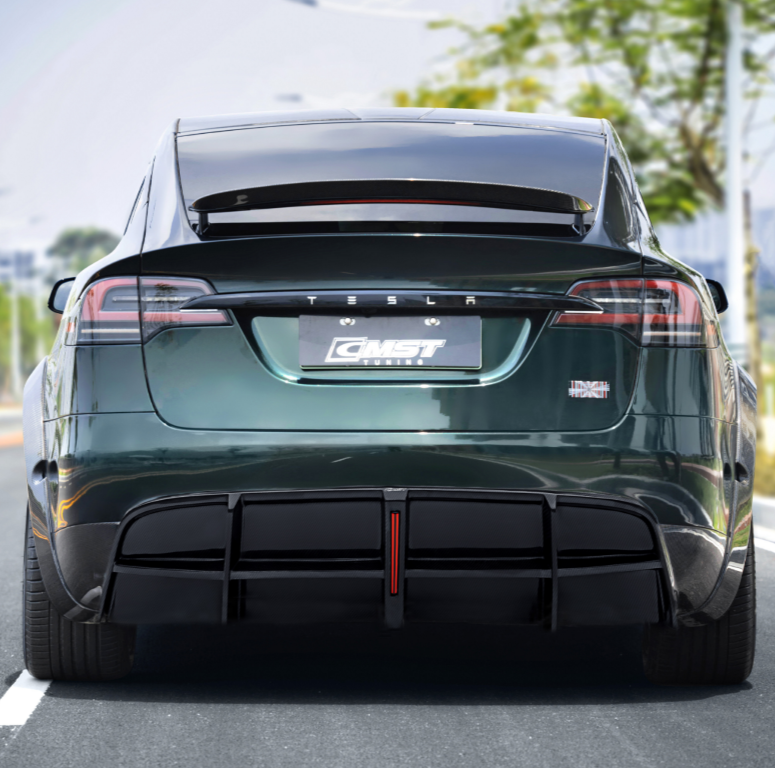 V2 ดิฟฟิวเซอร์หลัง โดย CMST Tuning สำหรับ Tesla Model X 2022-ON
