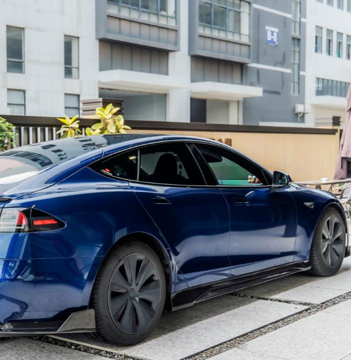 สเกิร์ตข้าง โดย CMST Tuning สำหรับ Tesla Model S 3rd Gen Late 2021-ON