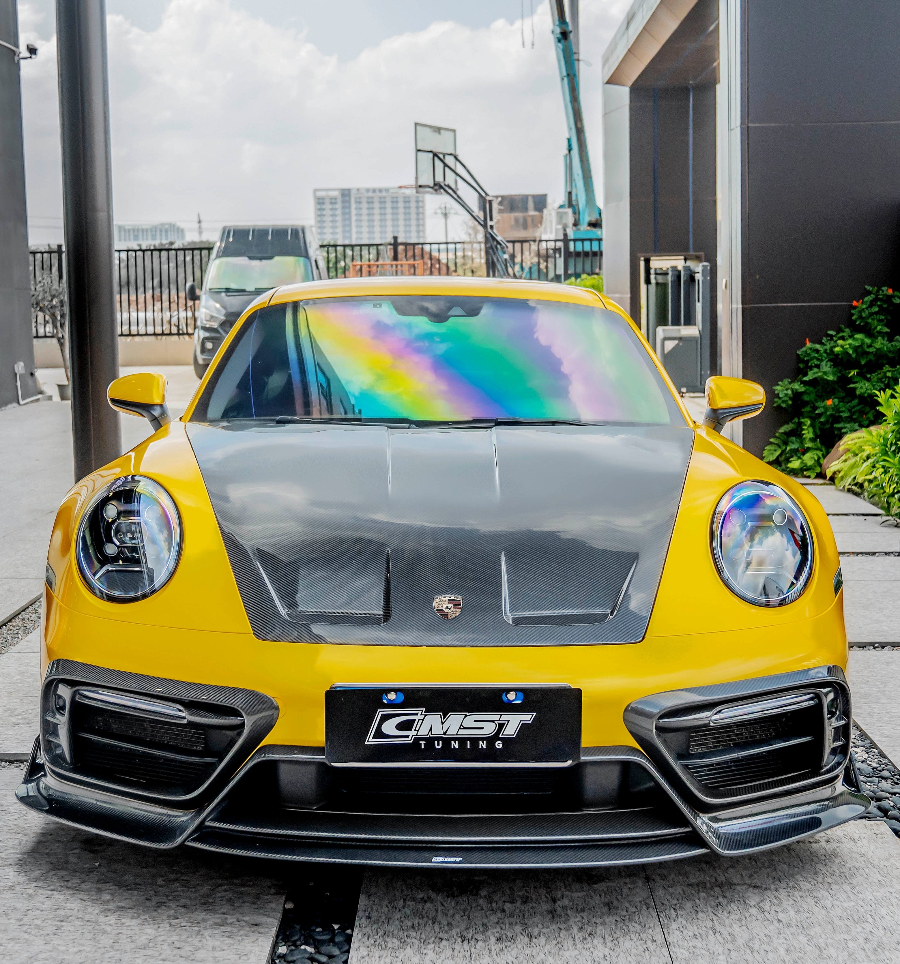 ลิ้นหน้า โดย CMST Tuning สำหรับ Porsche 992 992.1 Carrera Base/S/T/4/4S/Targa 4/Targa 4S/GTS (Sport Design Aerokit Package only) 2020-2024