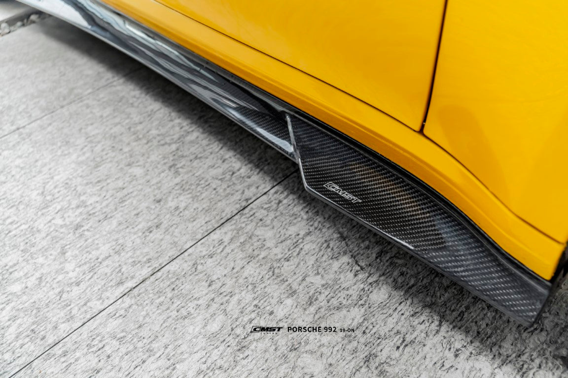 สเกิร์ตข้าง โดย CMST Tuning สำหรับ Porsche 911 992 992.1 Carrera Base/S/T/4/4S/Targa 4/Targa 4S/GTS (fits both Sport Design models and Non-sport Design models) 2020-2024