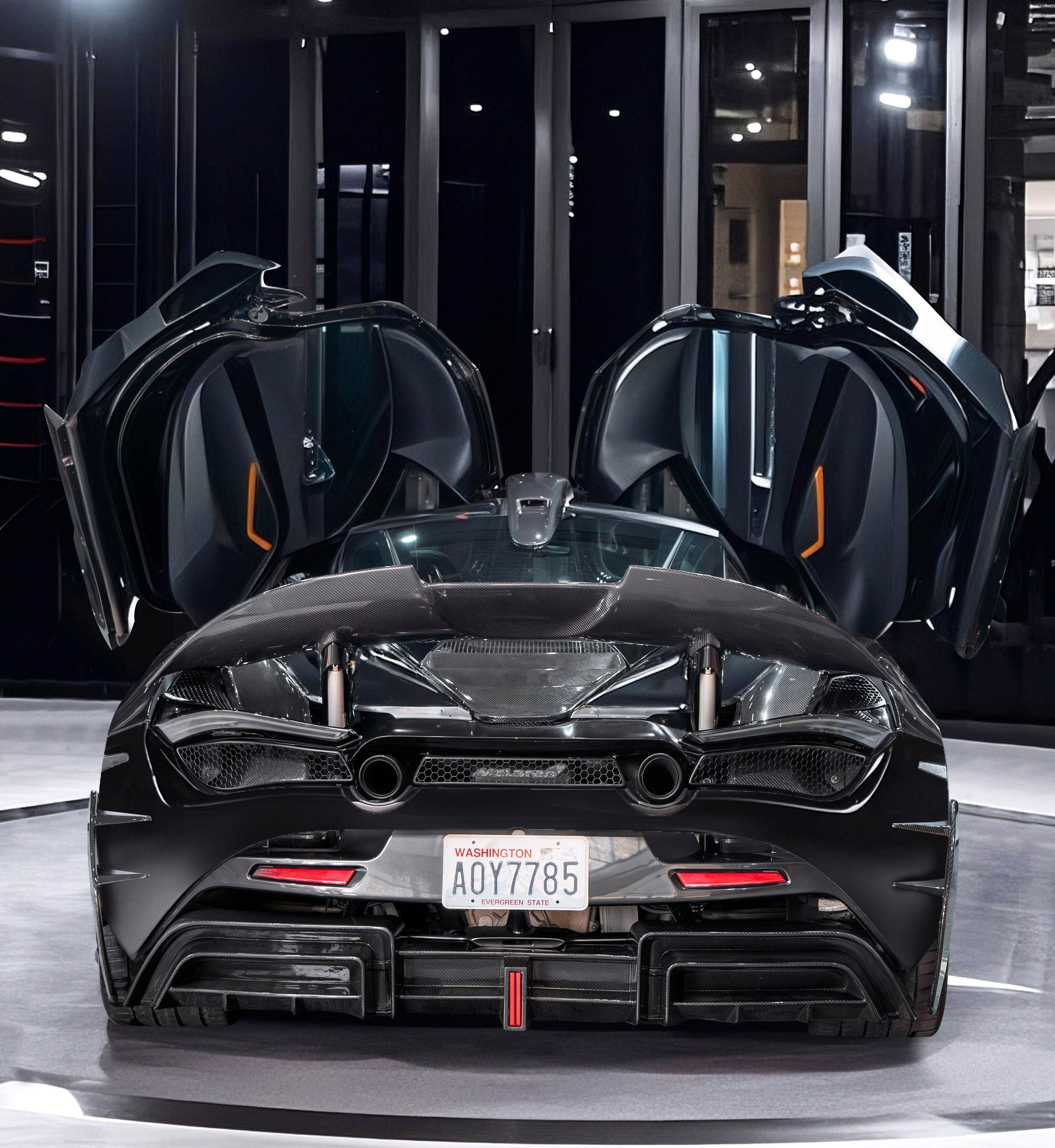 V2 ดิฟฟิวเซอร์หลัง โดย CMST Tuning สำหรับ McLaren 720S 2018-2023 750S 2024-ON 2018-2024