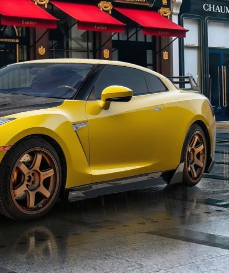HORIZON สเกิร์ตข้าง โดย CMST Tuning สำหรับ Nissan GTR R35 CBA DBA EBA 2008-2016
