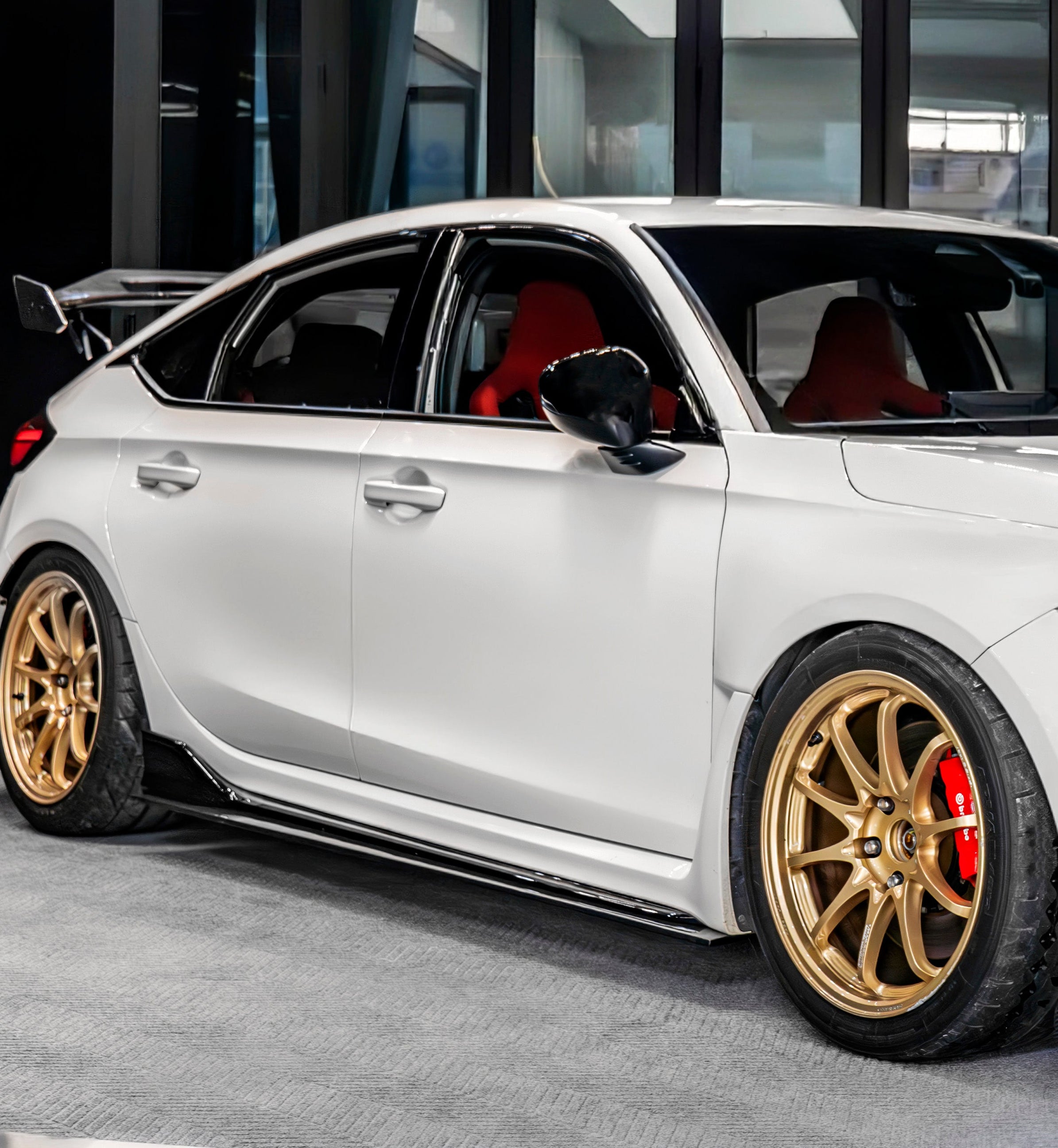 V2 สเกิร์ตข้าง โดย CMST Tuning สำหรับ Honda Civic Type-R FL5 2023-ON