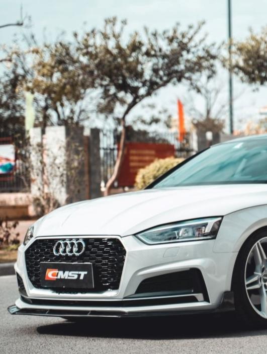 ลิ้นหน้า โดย CMST Tuning สำหรับ Audi S5 A5 S-line (with s-bumper, does not fit base model, please not not all S-Line has S bumper) B9 2017-2019