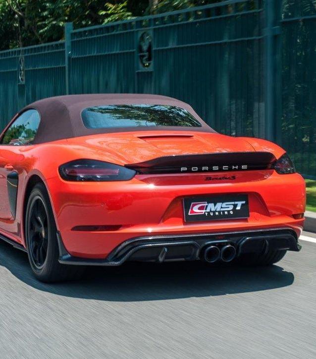 V1 สปอยเลอร์หลัง โดย CMST Tuning สำหรับ Porsche 718 Boxster Base S T GTS 2017-ON