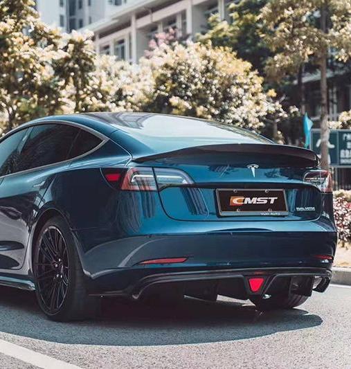 V1 สปอยเลอร์หลัง โดย CMST Tuning สำหรับ Tesla Model 3 Performance Long Range Standard Base 2017-2023