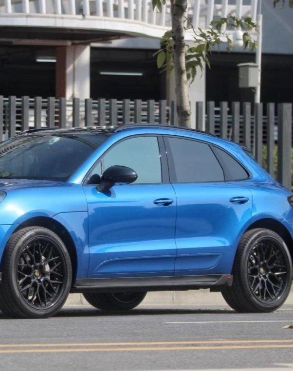 V1 สไตล์ สเกิร์ตข้าง โดย CMST Tuning สำหรับ Porsche Macan 95B.1 Base/S/GTS/Sport Edition/Turbo 2015-2018 Macan 95B.2 Base/S/GTS/Turbo 2019-2021 2015-2021
