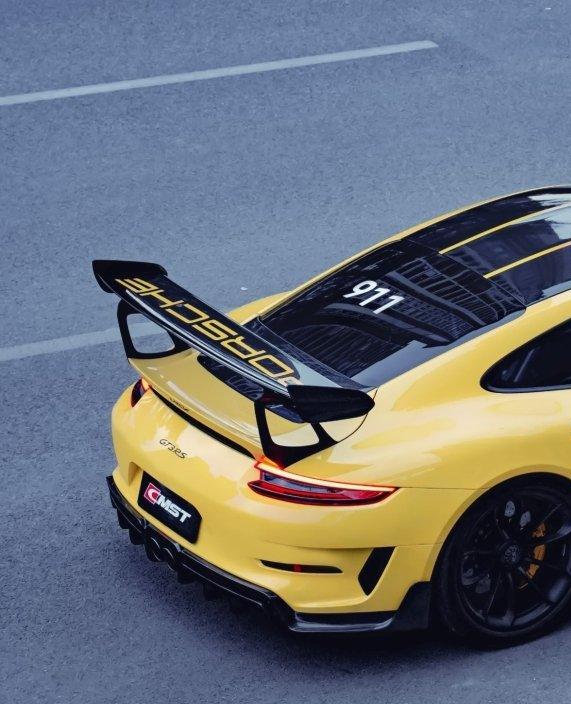 สปอยเลอร์หลัง Side Blade End Plate โดย CMST Tuning สำหรับ Porsche 991.2 911 GT3RS 2017-2019