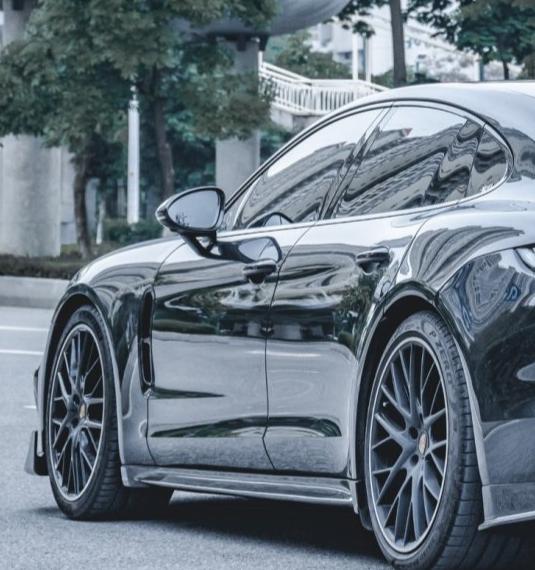 V2 สเกิร์ตข้าง โดย CMST Tuning สำหรับ Porsche Panamera 971 971.1 RWD/Base/4/4S/GTS/Turbo/Turbo S 2017-2020 Panamera 971 971.2 RWD/Base/4/4S/GTS/Turbo/Turbo S 2021-2023 2017-2023
