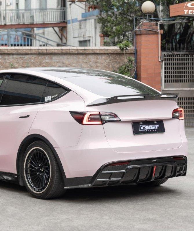 V5 ดิฟฟิวเซอร์หลัง โดย CMST Tuning สำหรับ Tesla Model Y Performance AWD Long Range RWD Standard 2020-2025