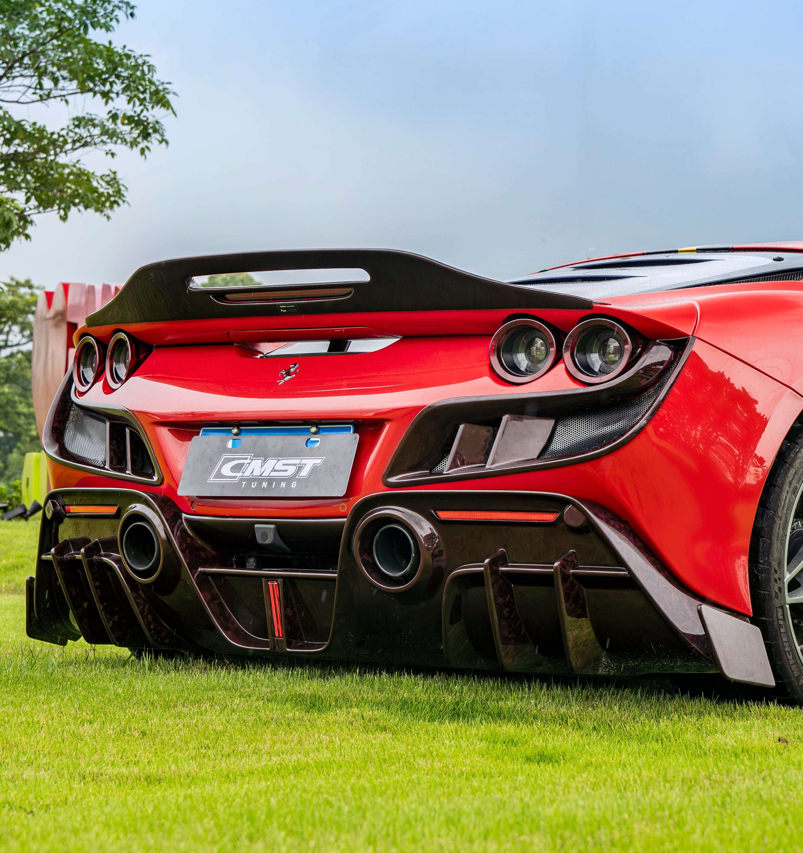 ดิฟฟิวเซอร์หลัง โดย CMST Tuning สำหรับ Ferrari F8 Tributo F8 Spider 2020-2023