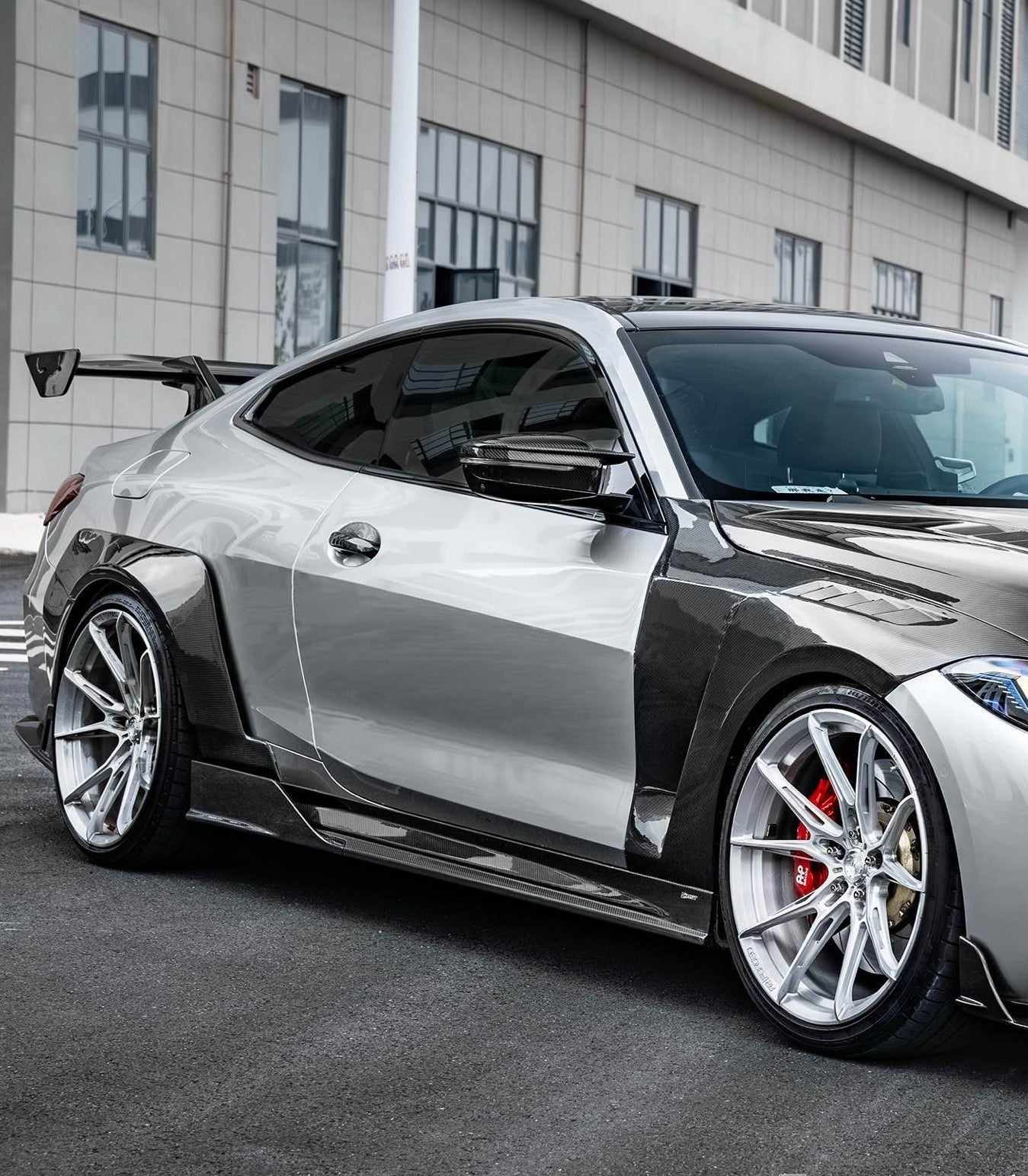 HORIZON สเกิร์ตข้าง โดย CMST Tuning สำหรับ BMW 4 Series M440 430 G22 G23 (Sport Version Only) 2020-ON