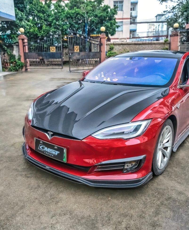 ฝากระโปรงหน้า โดย CMST Tuning สำหรับ Tesla Model S 2nd Gen Late 2016-Early 2021