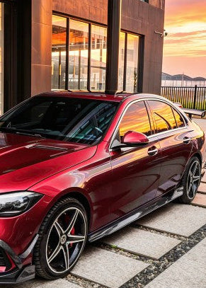 สเกิร์ตข้าง โดย CMST Tuning สำหรับ Mercedes Benz C-Class C63 C43 AMG C300 (with sport-package) W206 S206 2021-ON