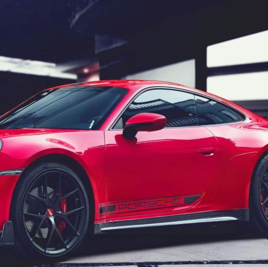 สเกิร์ตข้าง โดย CMST Tuning สำหรับ Porsche 911 992 992.1 Carrera Base/S/T/4/4S/Targa 4/Targa 4S/GTS 2020-2024 911 992 992.2 Carrera Base/S/T/4/4S/Targa 4/Targa 4S/GTS 2025-ON 2020-2025
