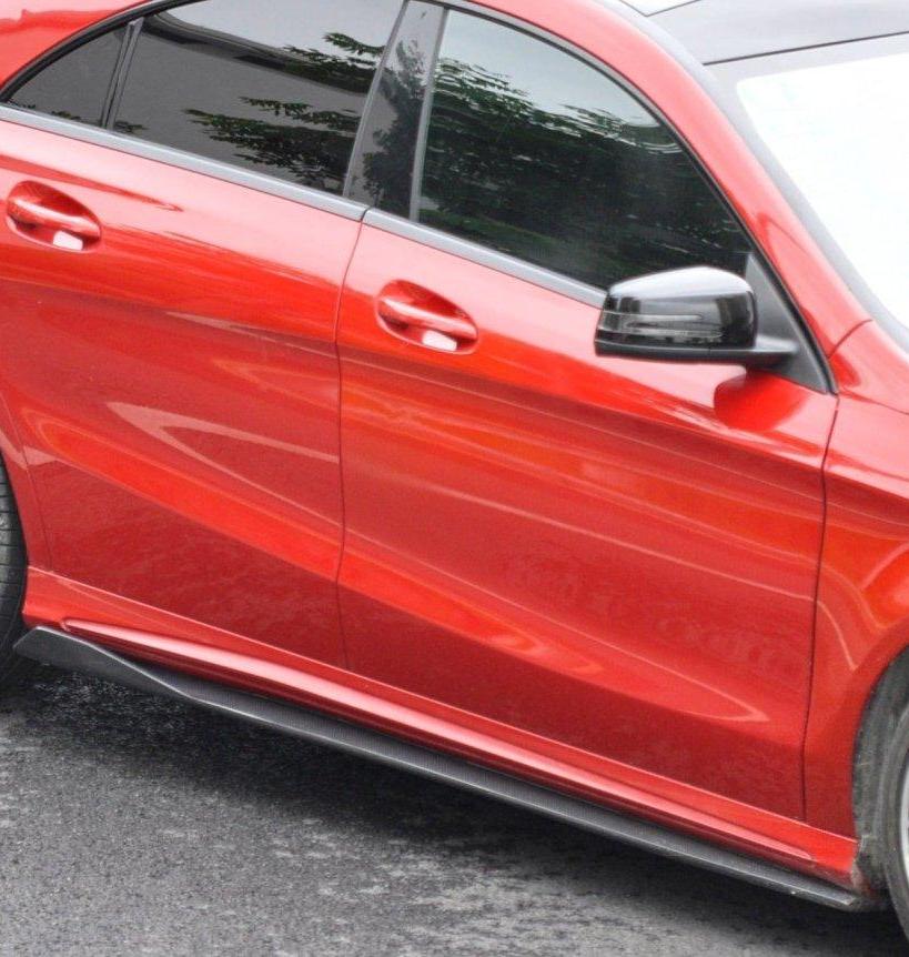 สเกิร์ตข้าง โดย CMST Tuning สำหรับ Mercedes Benz CLA45 AMG CLA250 C117 (fitment for CLA250 requires sport package rocker panel) 2014-2019