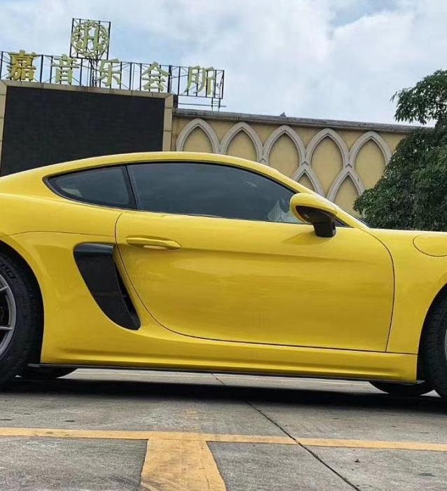 V1 สเกิร์ตข้าง โดย CMST Tuning สำหรับ Porsche 718 Cayman Boxster Base S T GTS GT4 Spyder 2017-ON