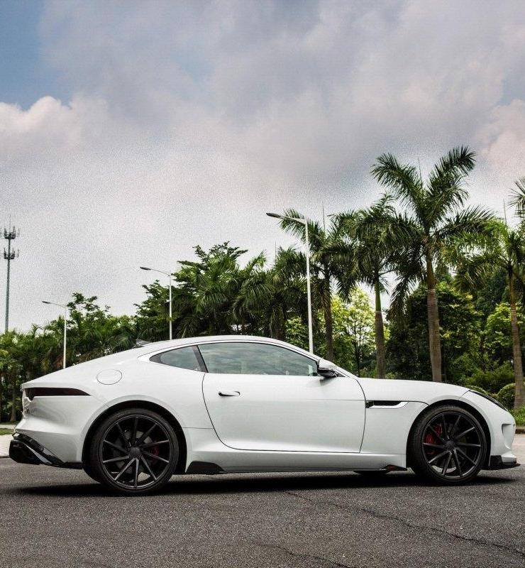 สเกิร์ตข้าง โดย CMST Tuning สำหรับ Jaguar F-Type SVR R S Base 2014-2020